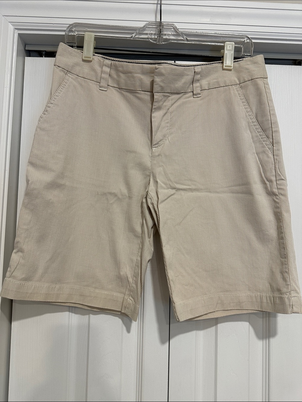 Tommy Hilfiger Women's Beige Casual Shorts